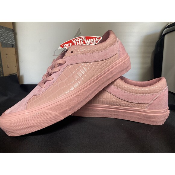 VANS Shoes - Vans The Webster Croco Bold Ni LX Low-Top Sneaker, Bridal Rose NWT size 10